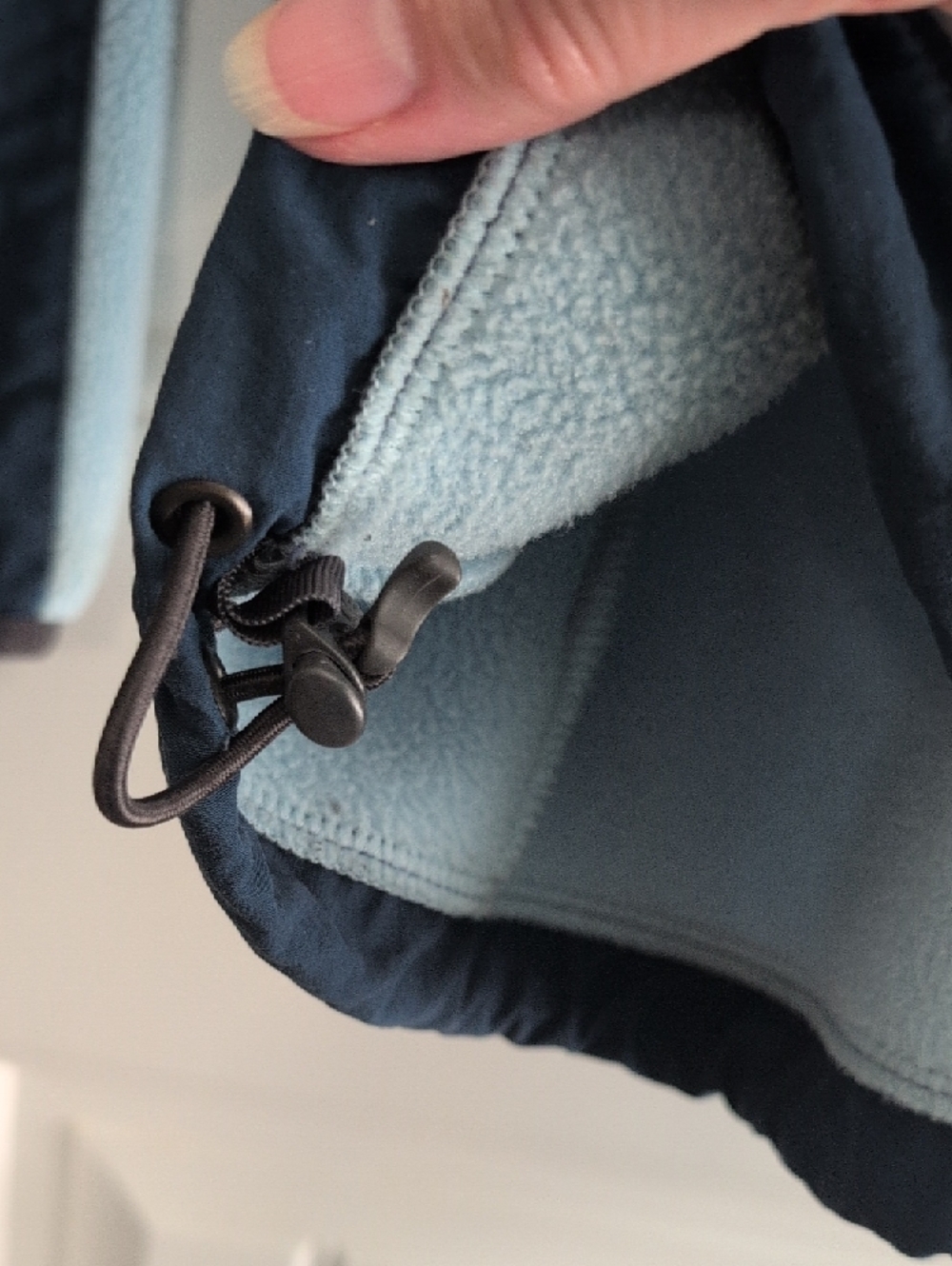 The North Face Light Blue and Teal Hooded Fleece Jacket - Picture 7 of 7
